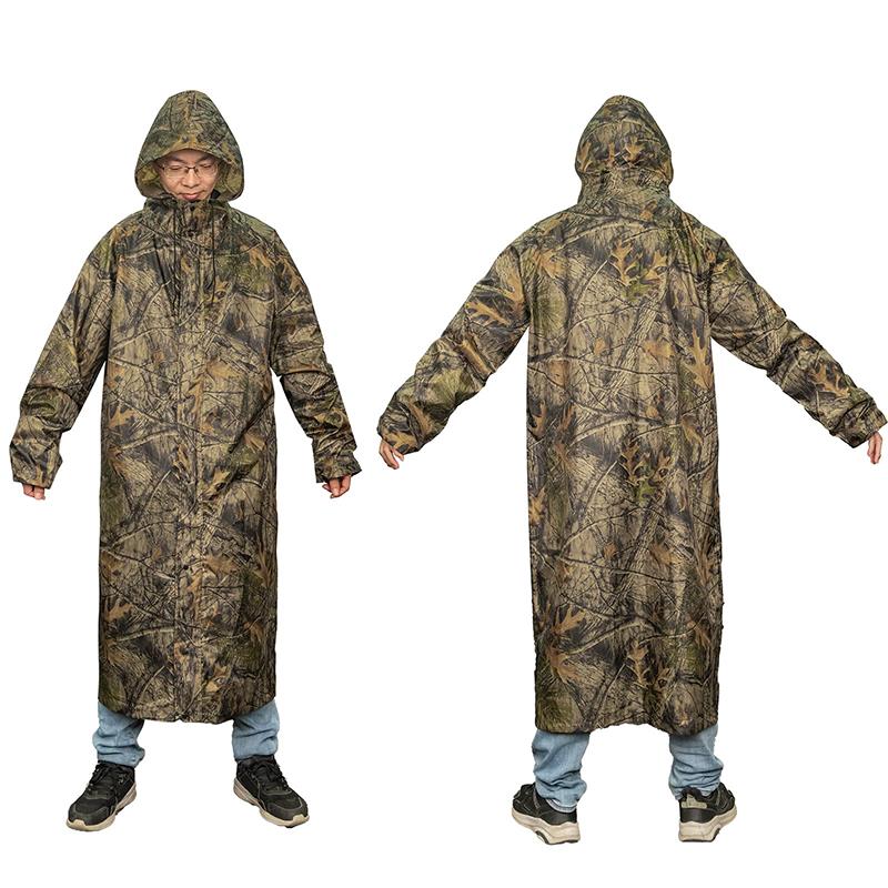 Fishing Rain Suit - Camouflage Rain Coat Adult Long Windproof
