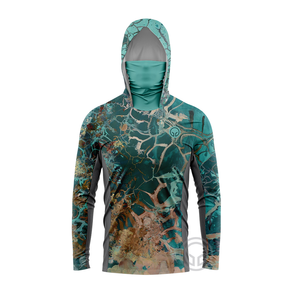 Fishing Hoodie - UPF50+ Sun-Protective Men Fishing Hoodie Colorful