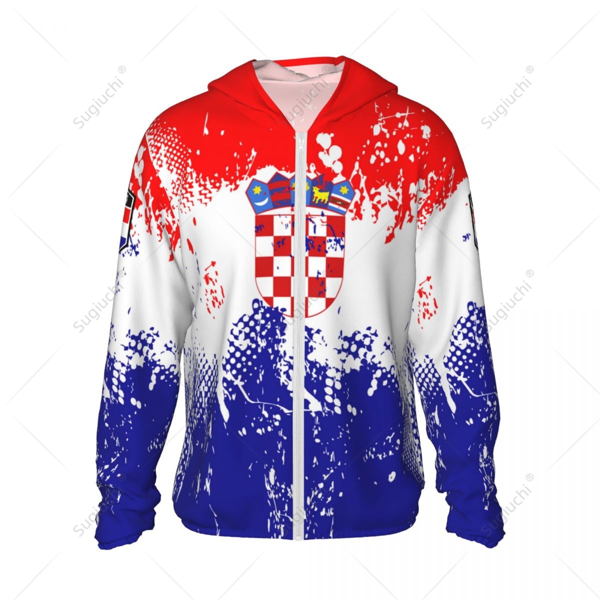 Croatia Flag Sun Protection Ho - Fishing Hoodie 评论和价格