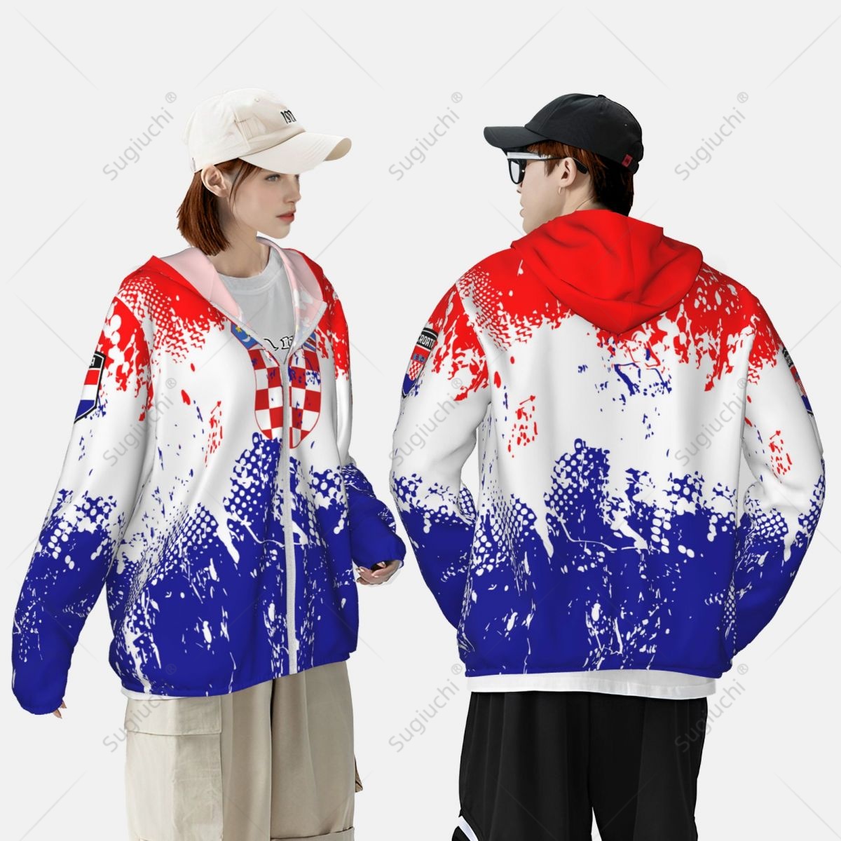 Croatia Flag Sun Protection Ho - Fishing Hoodie 评论和价格