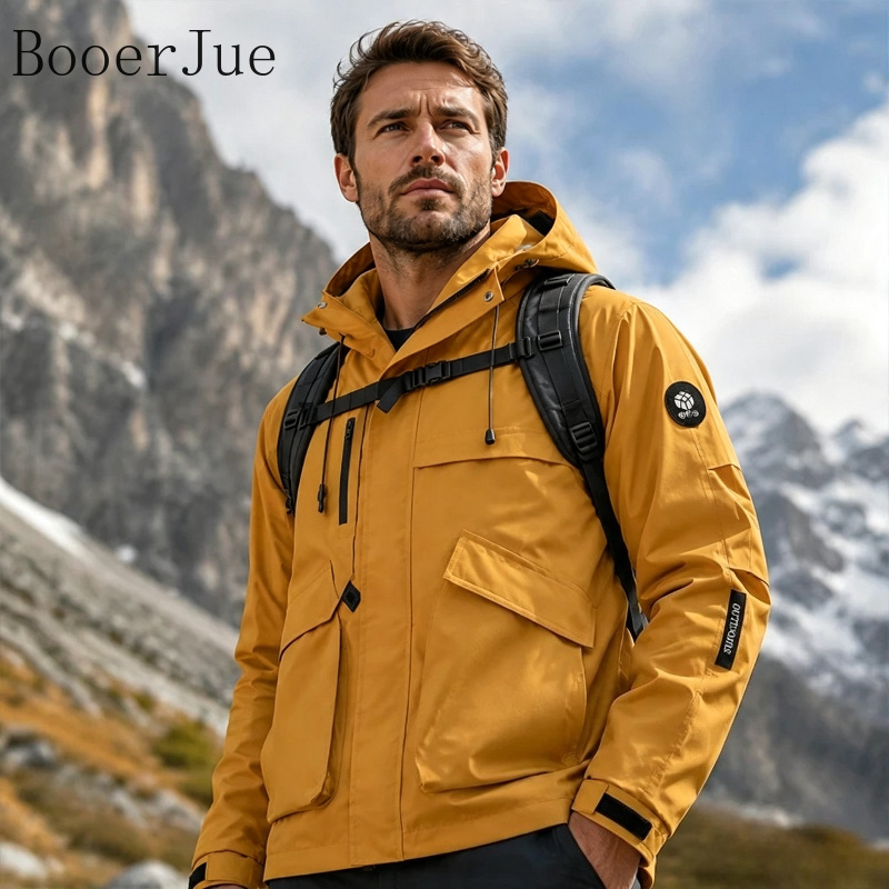 Men's Waterproof Hiking Jacket - Fishing Jacket Waterproof 评论和价格