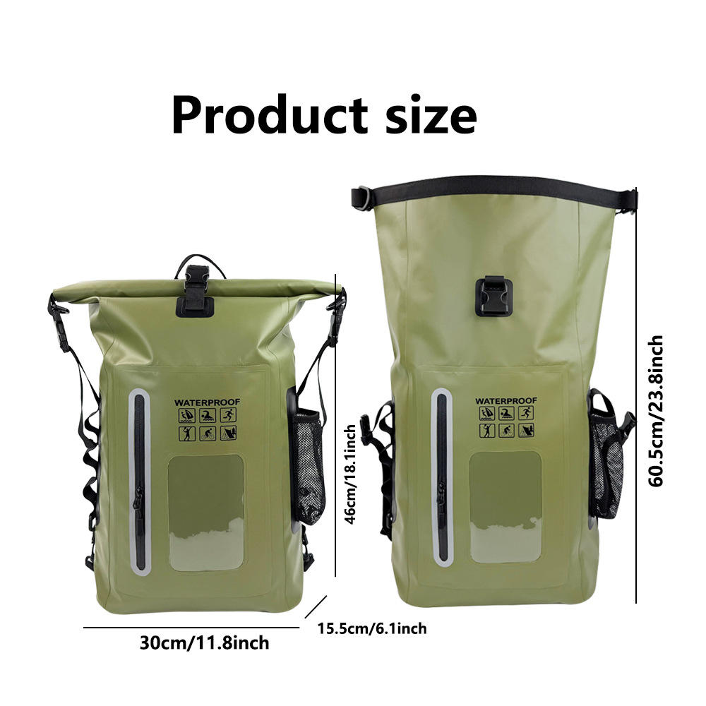 25L Waterproof Dry Bag Backpac - Fishing Bag Waterproof 评论和价格