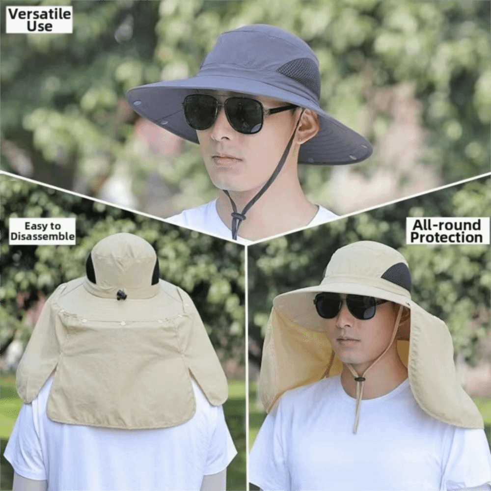 Fashion Cloth Men Sun Hat Big  - Fishing Hat 评论和价格