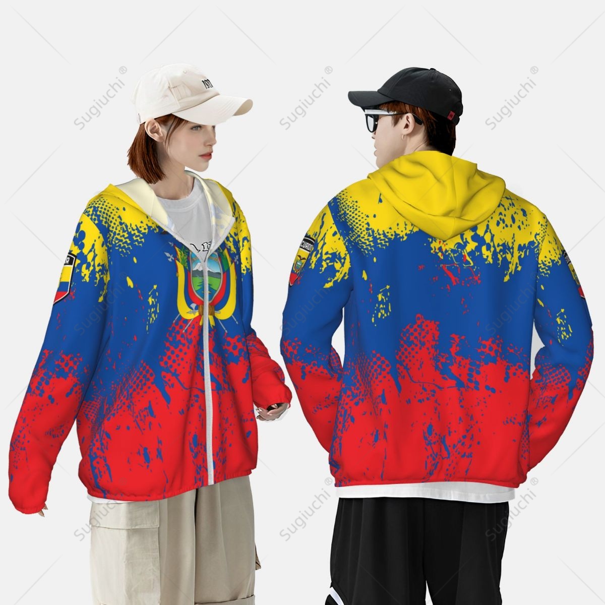 Ecuador Flag Sun Protection Ho - Fishing Hoodie 评论和价格