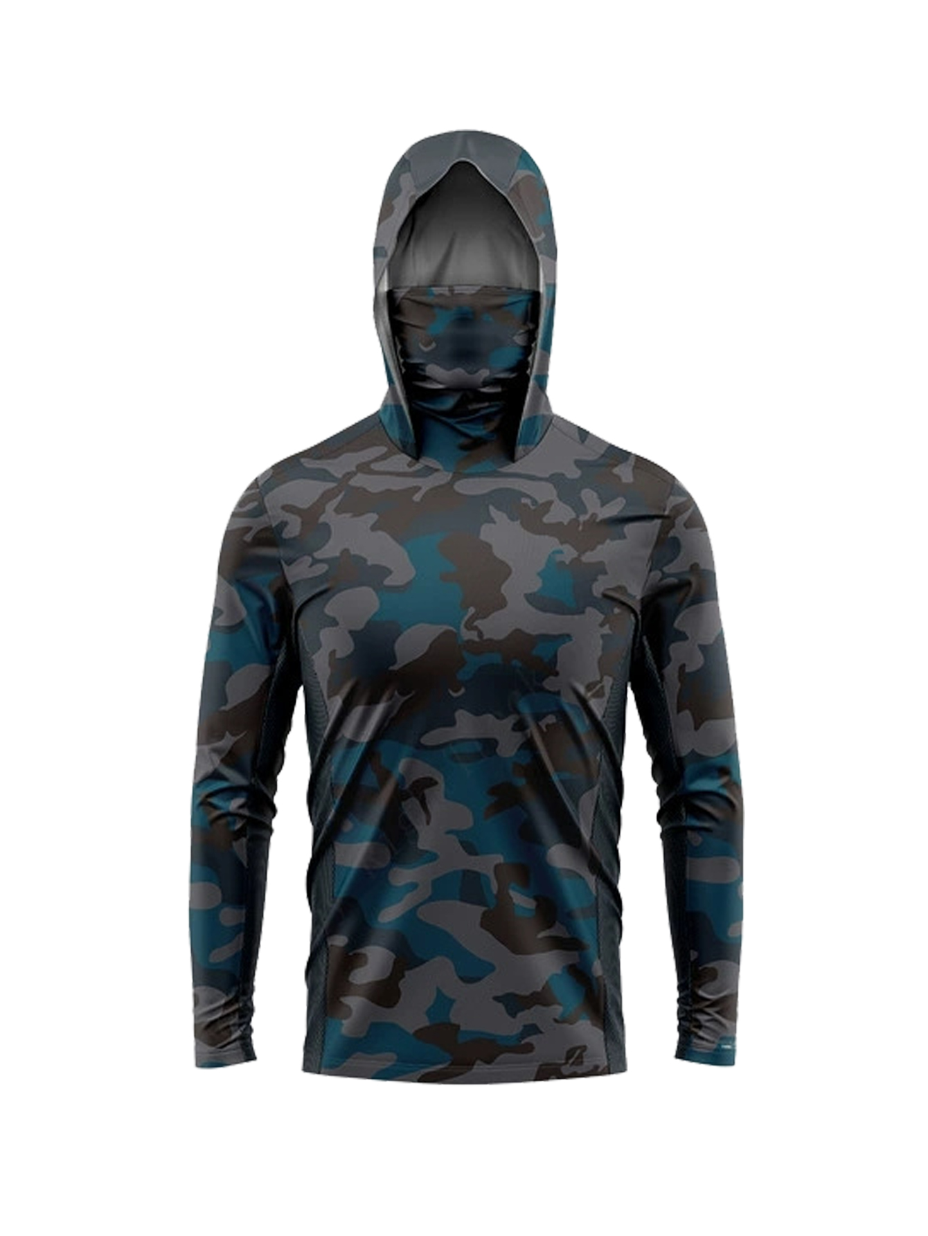 UPF50+ Sun-Protective Men Fish - Fishing Hoodie 评论和价格