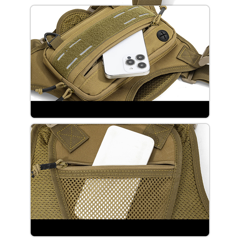 Tactical Front Chest Rig Bag V - Fishing Backpack 评论和价格