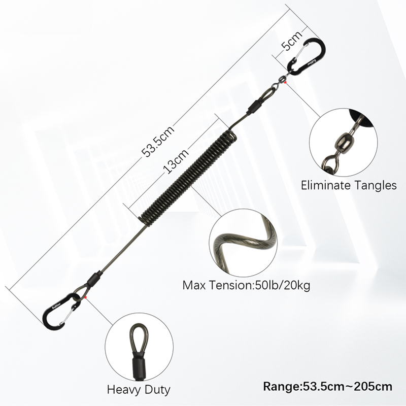 fishing tools Coiled Lanyards  - Fishing Belt 评论和价格