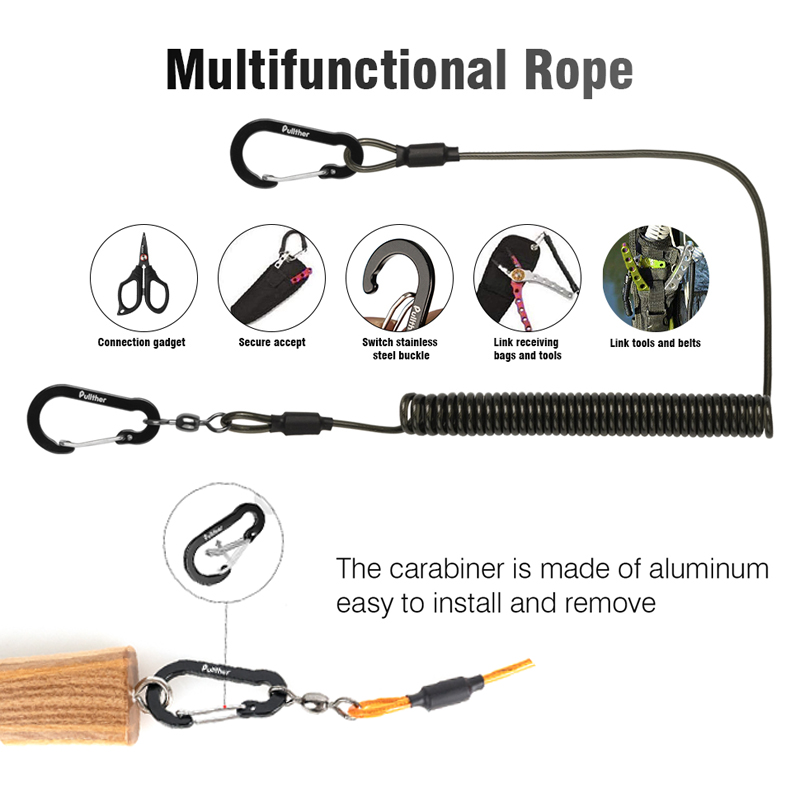 fishing tools Coiled Lanyards  - Fishing Belt 评论和价格