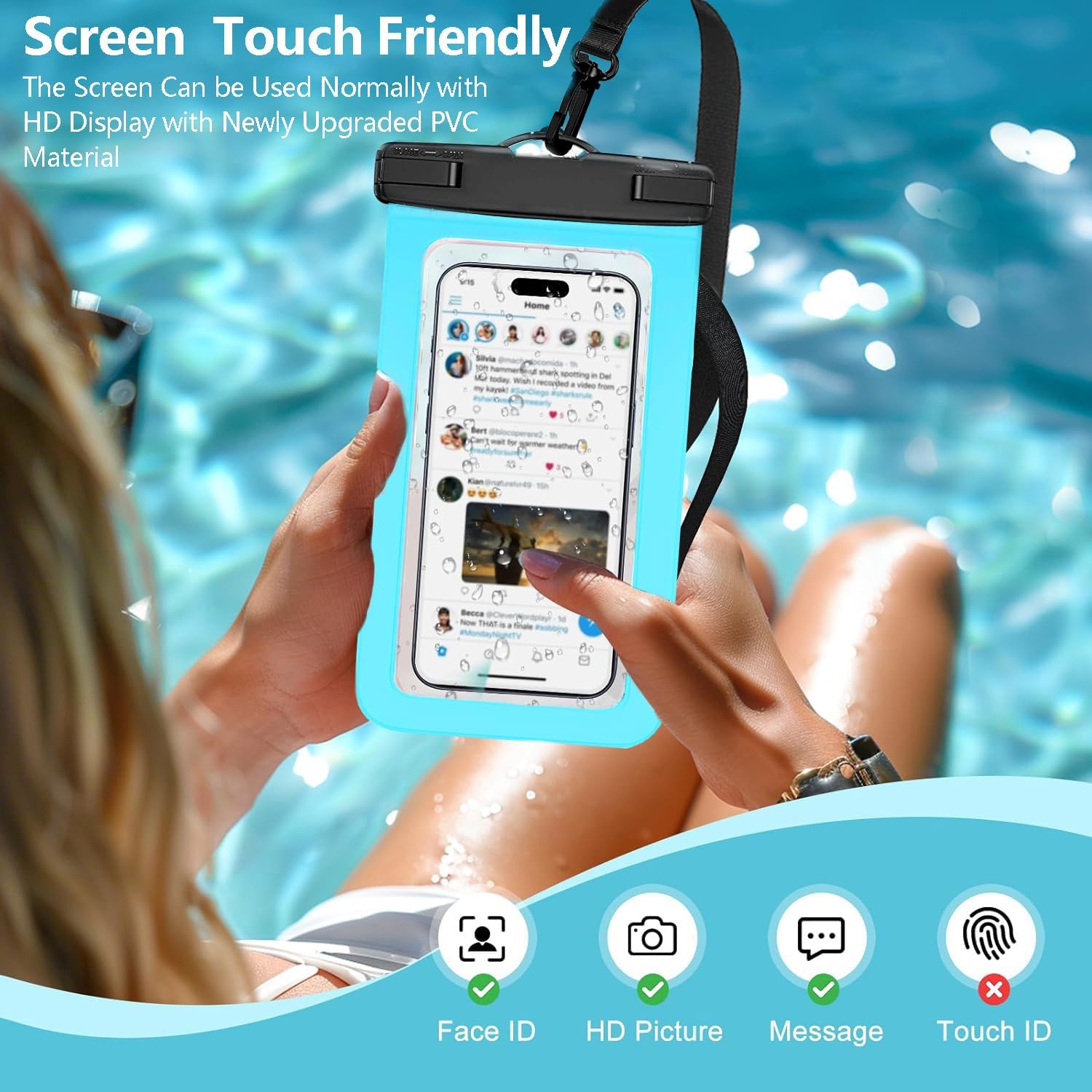 IPX8 Touch Screen Waterproof P - Fishing Bag Waterproof 评论和价格