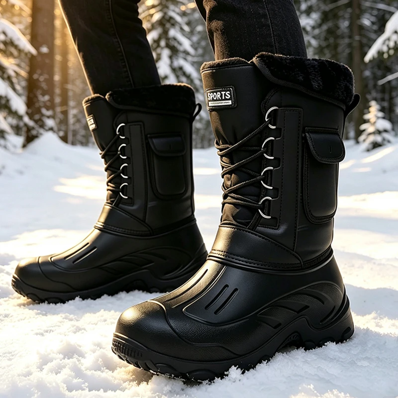 Men Winter Snow Boots Outdoor  - Fishing Boots 评论和价格