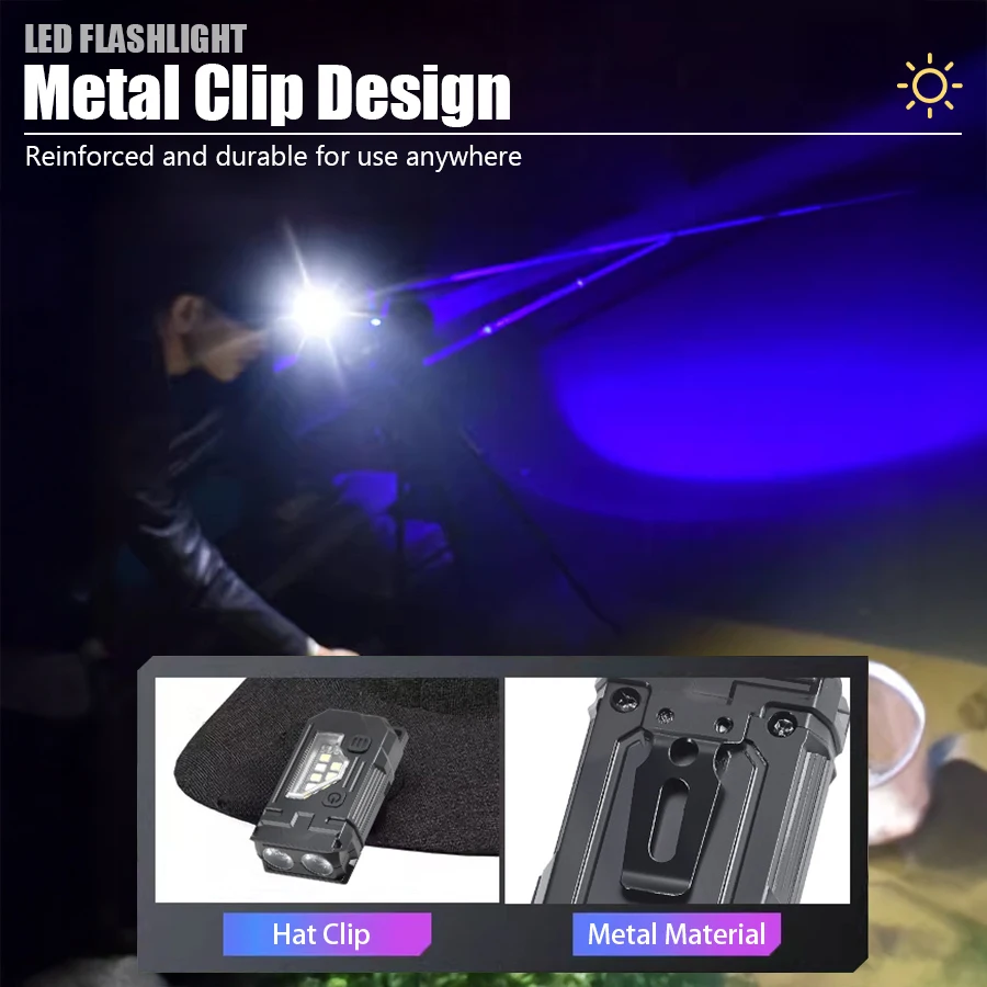 Mini Keychain EDC Flashlight - - Fishing Hat 评论和价格