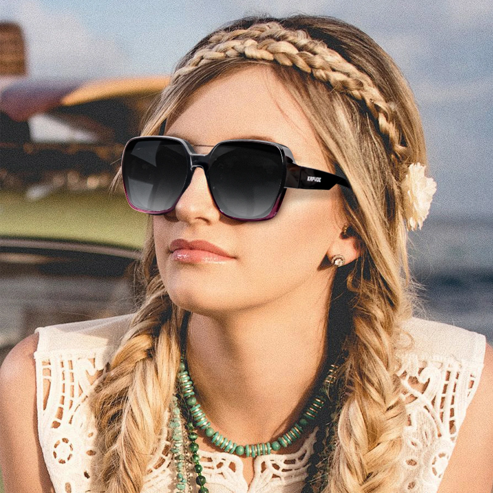 Kapvoe  Fitover Sunglasses Ove - Fishing Sunglasses Polarized 评论和价格