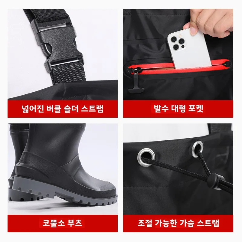 Waterproof Chest Waders with F - Fishing Jacket Waterproof 评论和价格