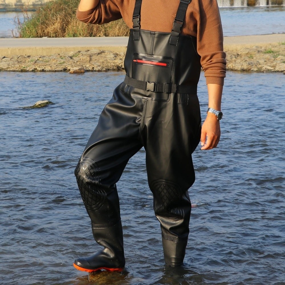 Useful PVC Fishing Suit Double - Fishing Waders 评论和价格