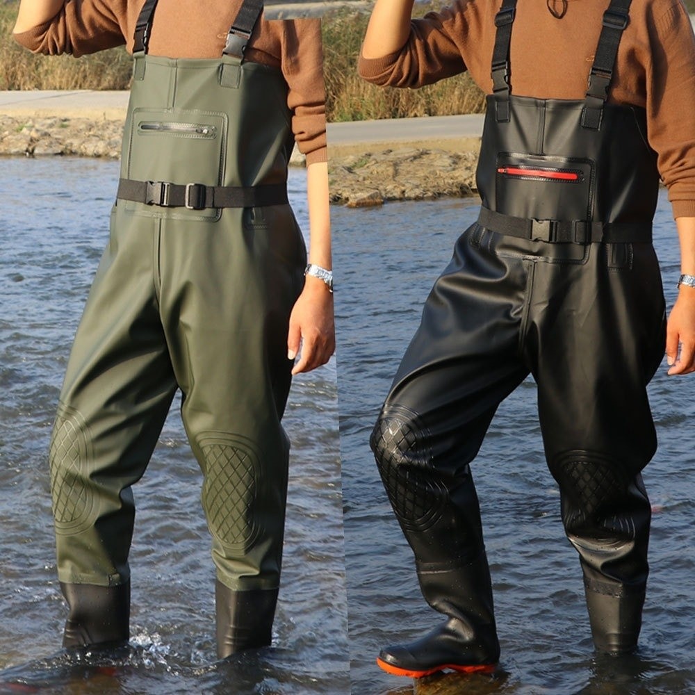 Useful PVC Fishing Suit Double - Fishing Waders 评论和价格