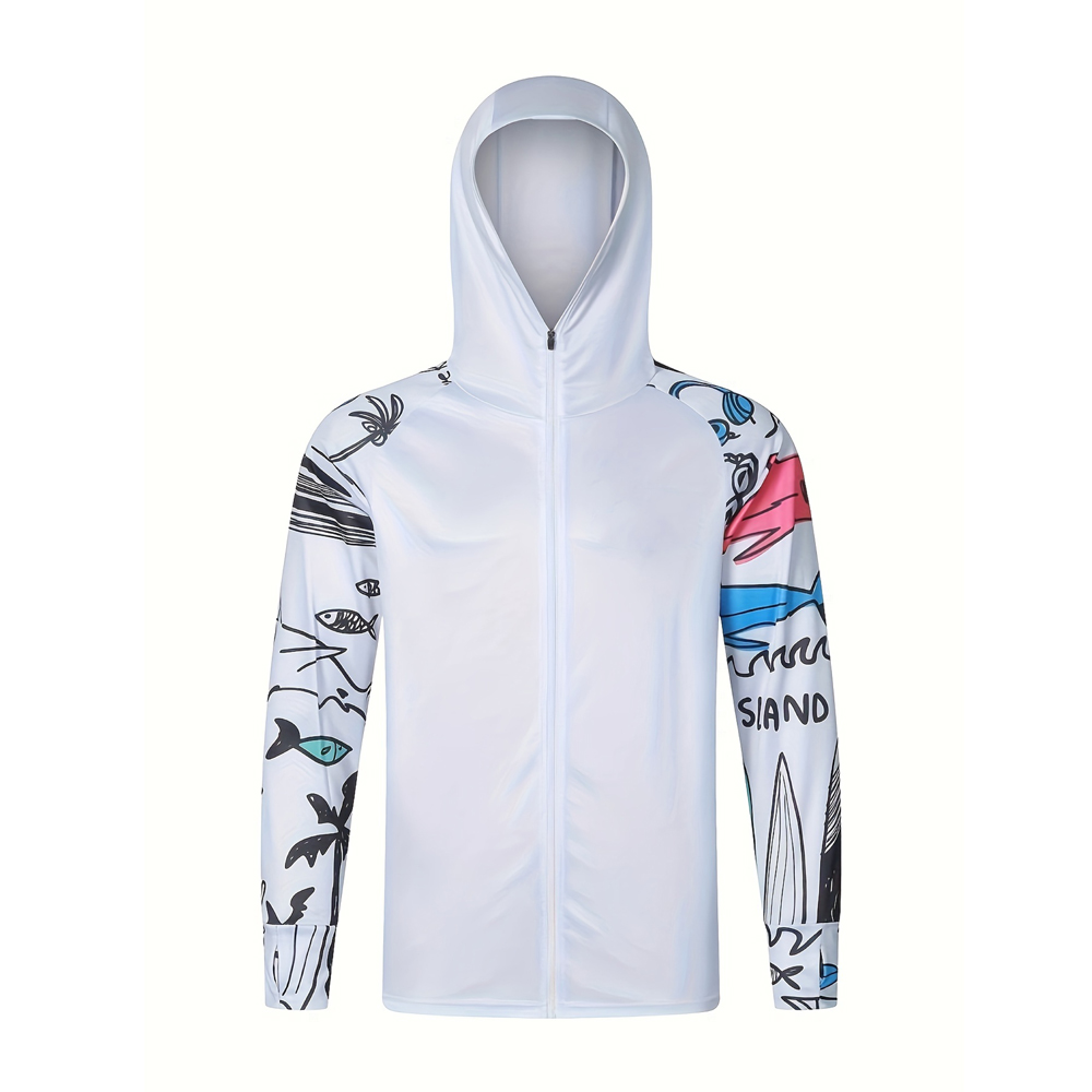 Anti-UV UPF 50+ jacket Hiking  - Fishing Jacket Waterproof 评论和价格