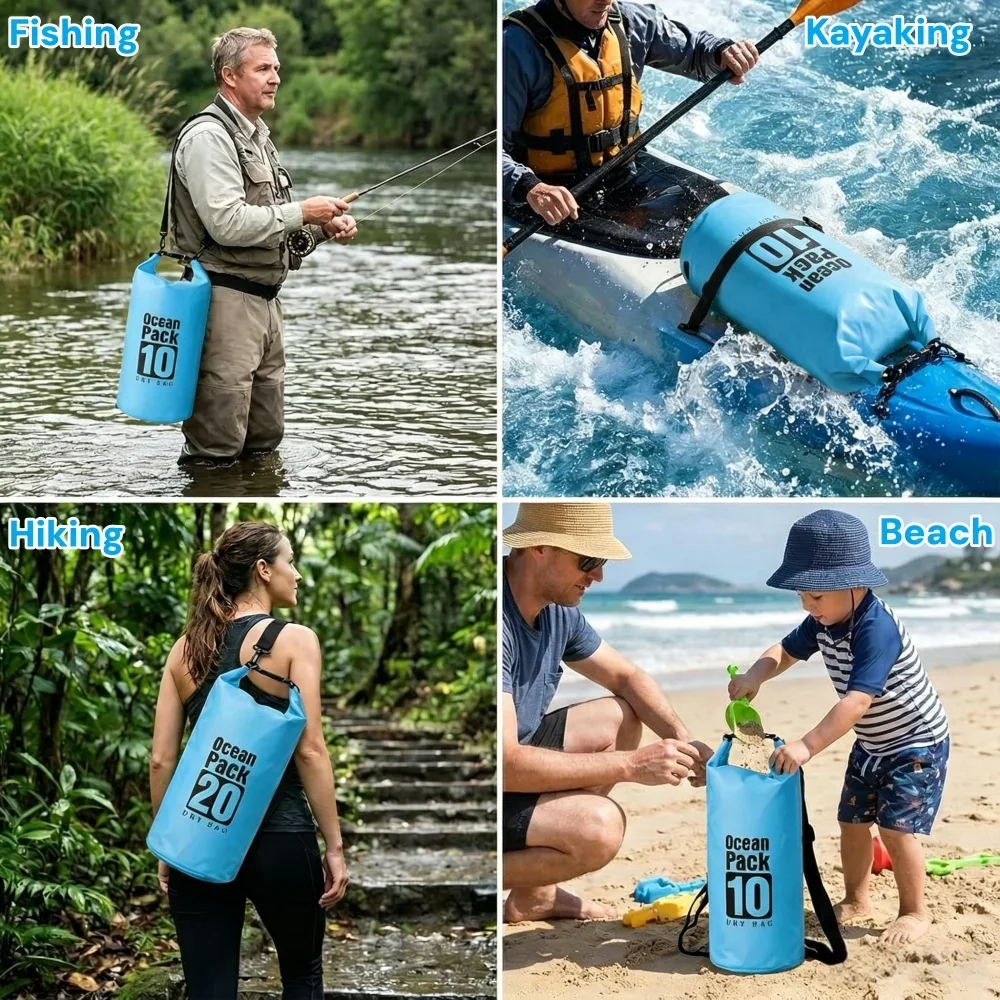 500D Waterproof Dry Bag Floati - Fishing Bag Waterproof 评论和价格