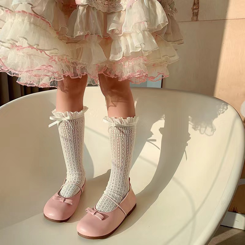 Girls Long Tube Lace Stockings - Fishing Socks 评论和价格