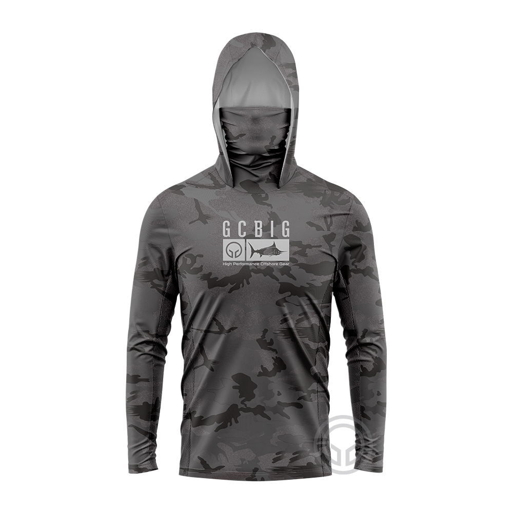 UPF50+ Sun-Protective Men Fish - Fishing Hoodie 评论和价格