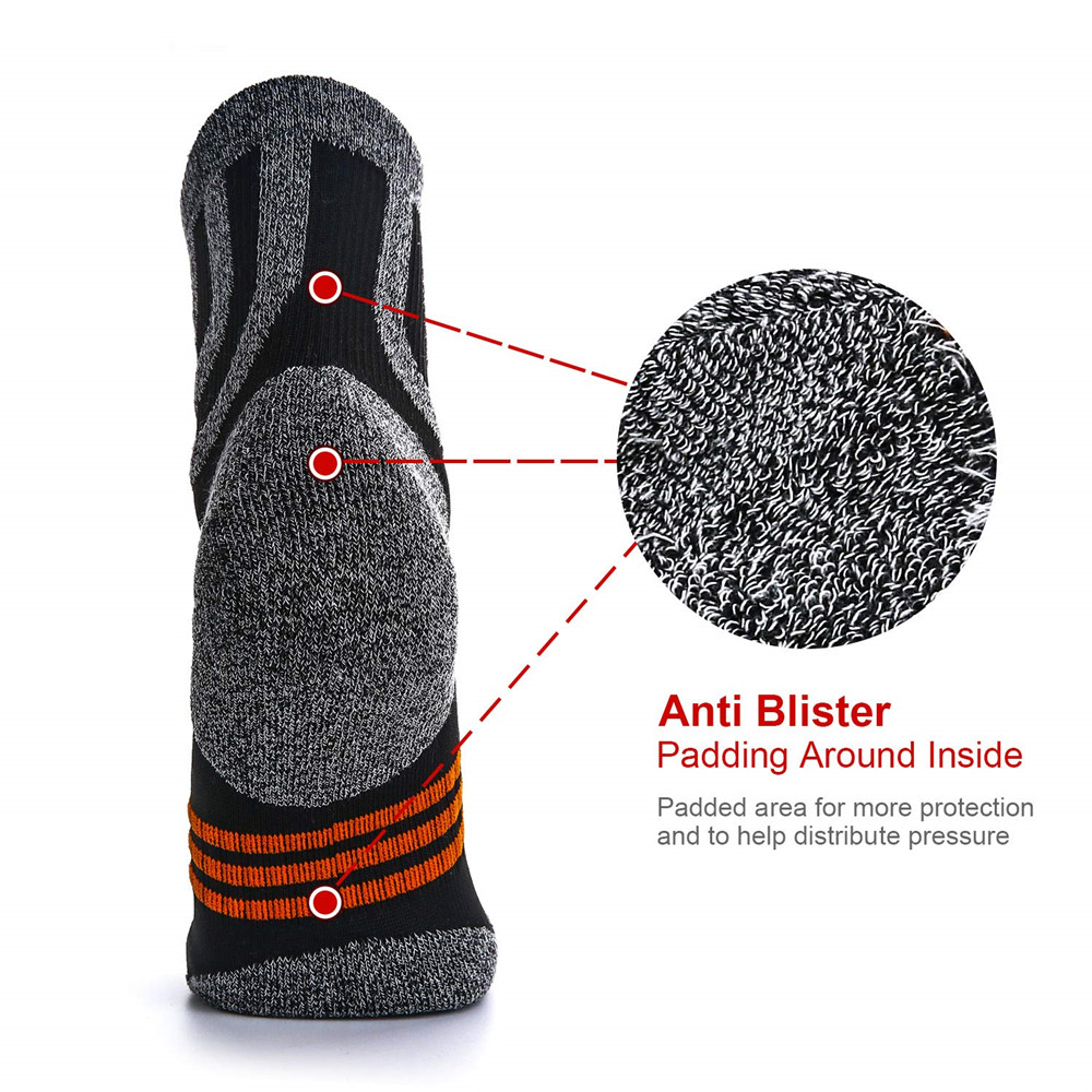 5 Pairs Socks Men Anti Blister - Fishing Socks 评论和价格